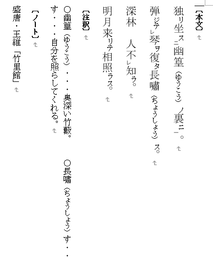「Word」の表示画面（100％表示、部分）